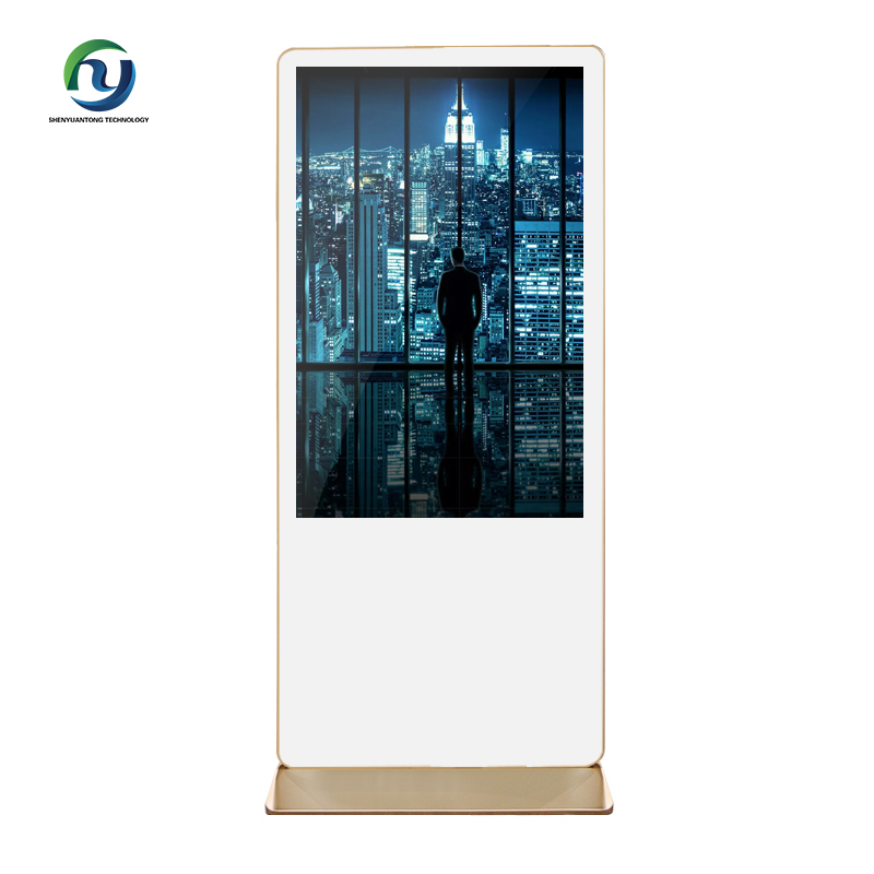Customized Ultrathin White tšoara Screen Android Floor Together Digital Signage