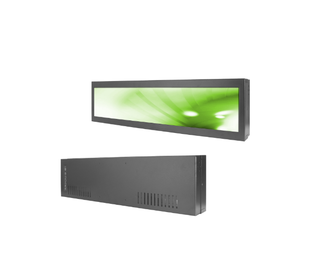 Produktet e reja Shtrihej Bar LCD Display sigange dixhital me Wifi dhe Android OS5.1 14.9-86 inç