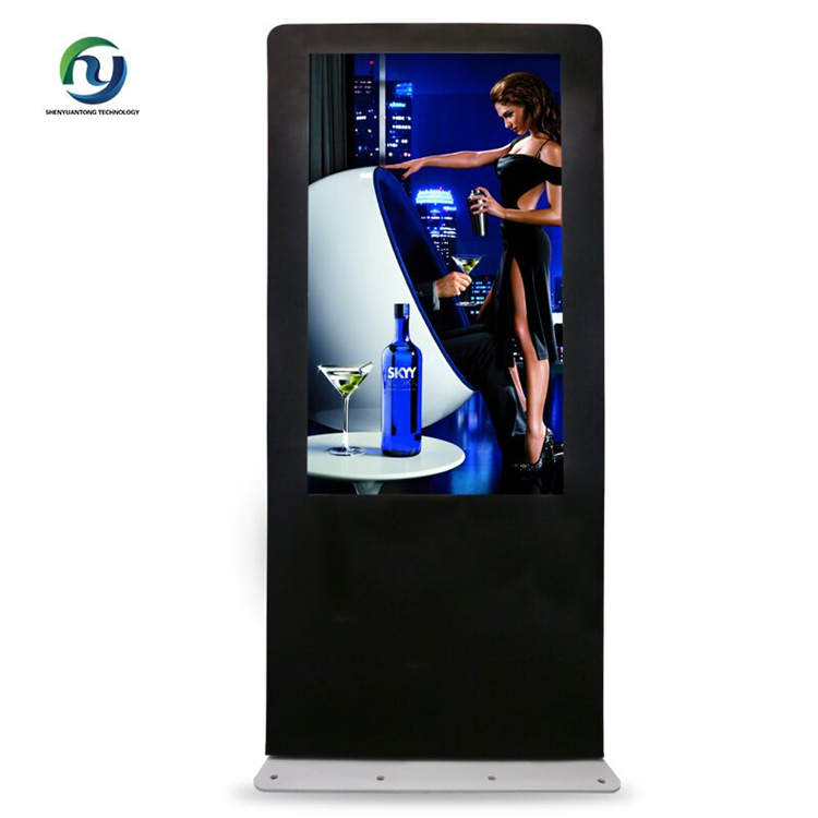LCD Screen Touch Dukaan yar Floor taagan qaadi karo Digital calaamado Player Waayo Mall