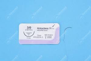 type of surgical sutures Polyglycolic Acid Rapid Suture