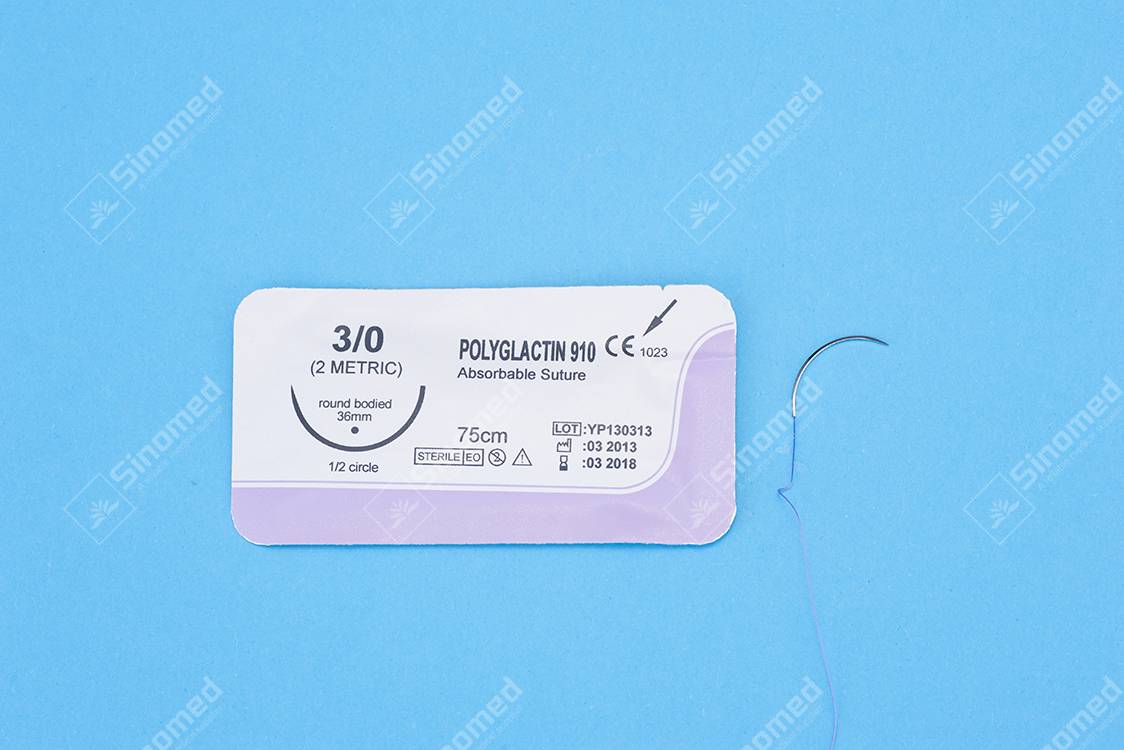 tipo de suturas quirúrgicas ácido poliglicólico sutura rápida Foto principal