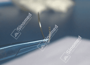tipos de agujas de sutura de la sutura de la aguja del resorte Eye