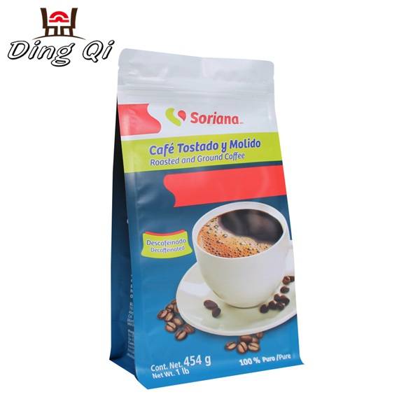 Roofing Galvanized Sheet Kraft Food Bags With Window - coffee bean pouches – DingQi
