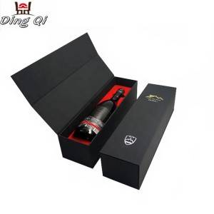 Custom wine glass cardboard wine gift box