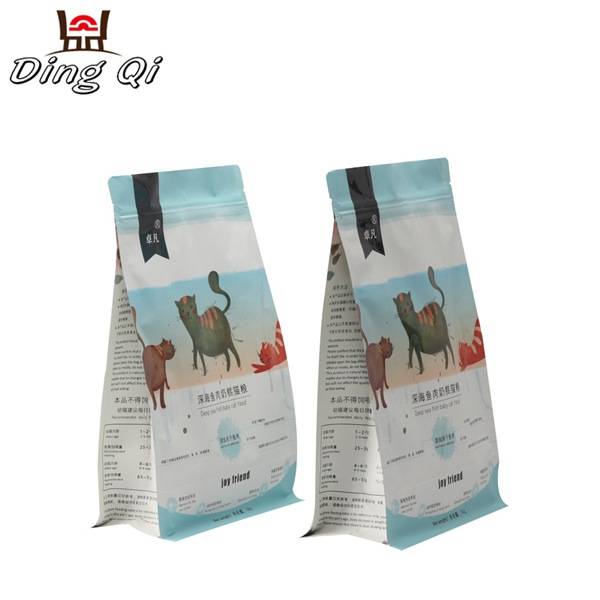 Galvanized Steel Plate Coffee Bean Pouches - block bottom plastic bags – DingQi