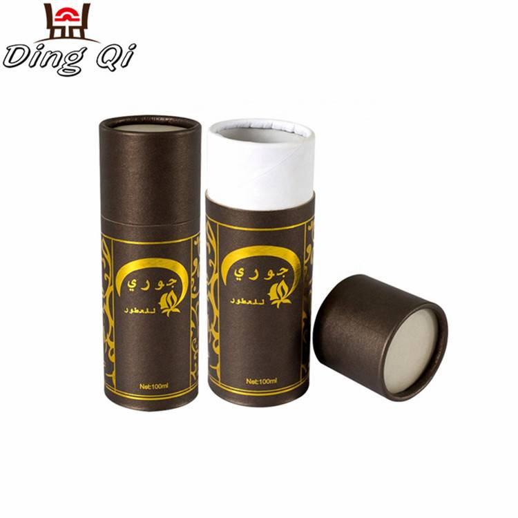 Custom personalised design recycled plain round cardboard cylinder tube shaped hat jewelry gift boxes with lid