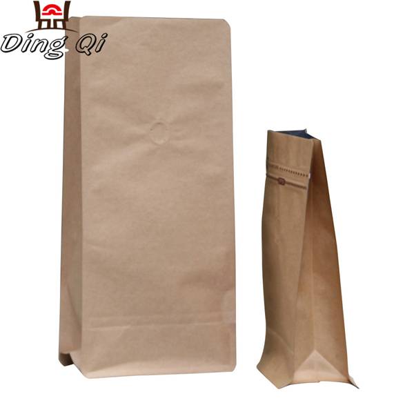 Brown paper coffee bags 0.5lb 1lb 2lb 5lb Featured Image
