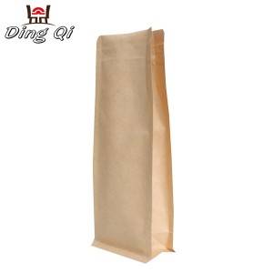 block bottom brown paper bags