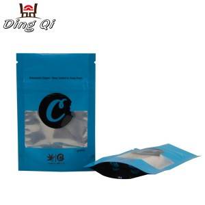 Customized smell proof child proof mylar bag