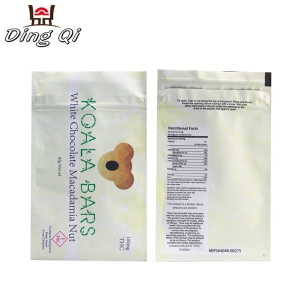 Child resistant double zipper three side seal bags Featured Image