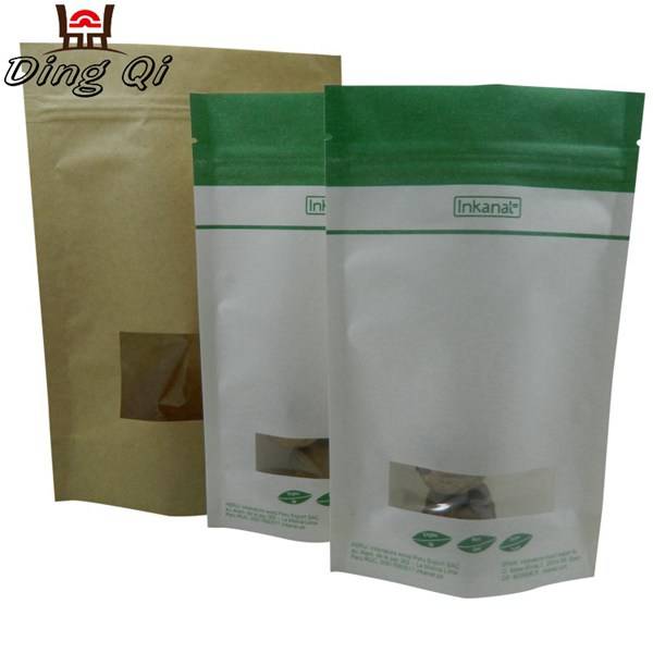 Laminated Aluzinc Sheet Resealable Food Bags - silver paper bags – DingQi