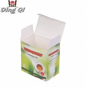 Cardboard boxes for tea packaging