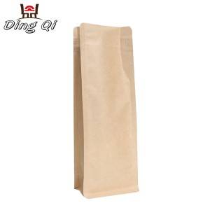 block bottom brown paper bags