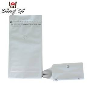 White coffee bag 250g 340g 500g 1kg 2kg