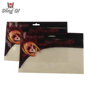 Hot sale soft plastic fishing lure bags with resealable zipper