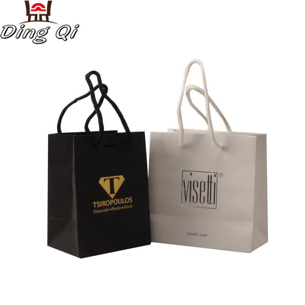 Wholesale custom print paper shopping gift packaging bag Featured Image