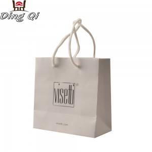 Wholesale custom print paper shopping gift packaging bag