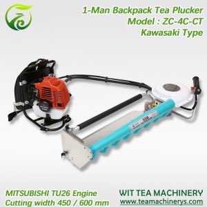 Manufactur standard Double Tea Picker - Ochiai/Kawasaki MITSUBISHI Gasoline Engine Tea Plucking Machine ZC-4C-T – Wit Tea Machinery