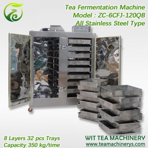 Chinese Professional Tea Bag Semi Automatic Filling Machine - 350 kg capacity Black Tea Oxidising Machinery ZC-6CFJ-120QB – Wit Tea Machinery