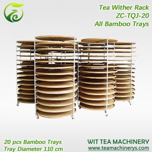 Factory wholesale Withering Rack - 20 Layers 110cm Bamboo Pallets Tea Wither Rack ZC-TQJ-20 – Wit Tea Machinery