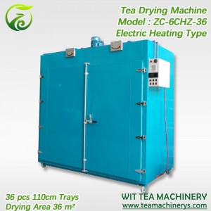 Manufactur standard Tea Oxidation Machinery - 36 Layers 110cm Trays Rotating Type Tea Drying Machine ZC-6CHZ-36B – Wit Tea Machinery