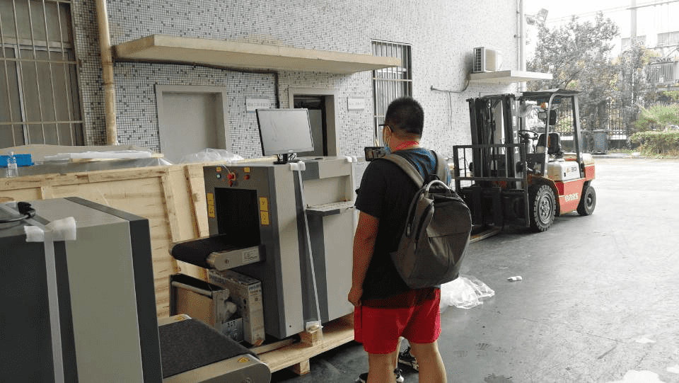 FAT của máy quét hành lý tia X cung cấp cho Đông Phi