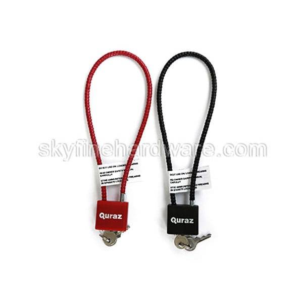 Factory supplied Red Disc Padlock -
 cable lock – Skyfine