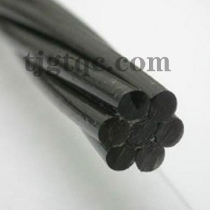 15.24mm 15.7mm unbonded high tensile pc wire strand railway construction