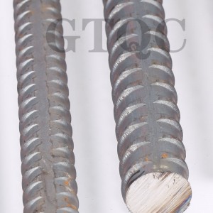 The threaded Steel Bar psb1080-32 with longitudinal ribbed bar has high tensile strength