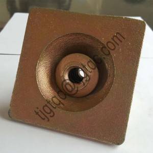 Wing Nuts with plates for PT Bar/PC Bar in dia. 15/17mm
