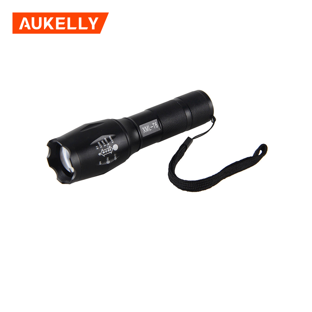 Portable 18650 Battery Lamp 800LM Charging Waterproof Hand Torch Rechargeable Built-in Battery Flashlight