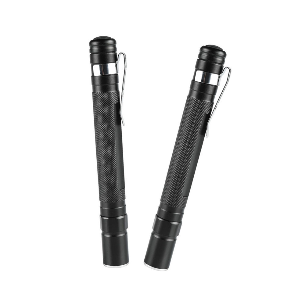 Aukelly Aluminum mini led tactical zoomable pen flashlight doctors pen torch light tactical flashlight