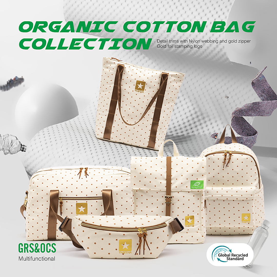 Twinkling Star Handbag| OCS organic cotton bag environment backpack,waist bag, tote, duffle