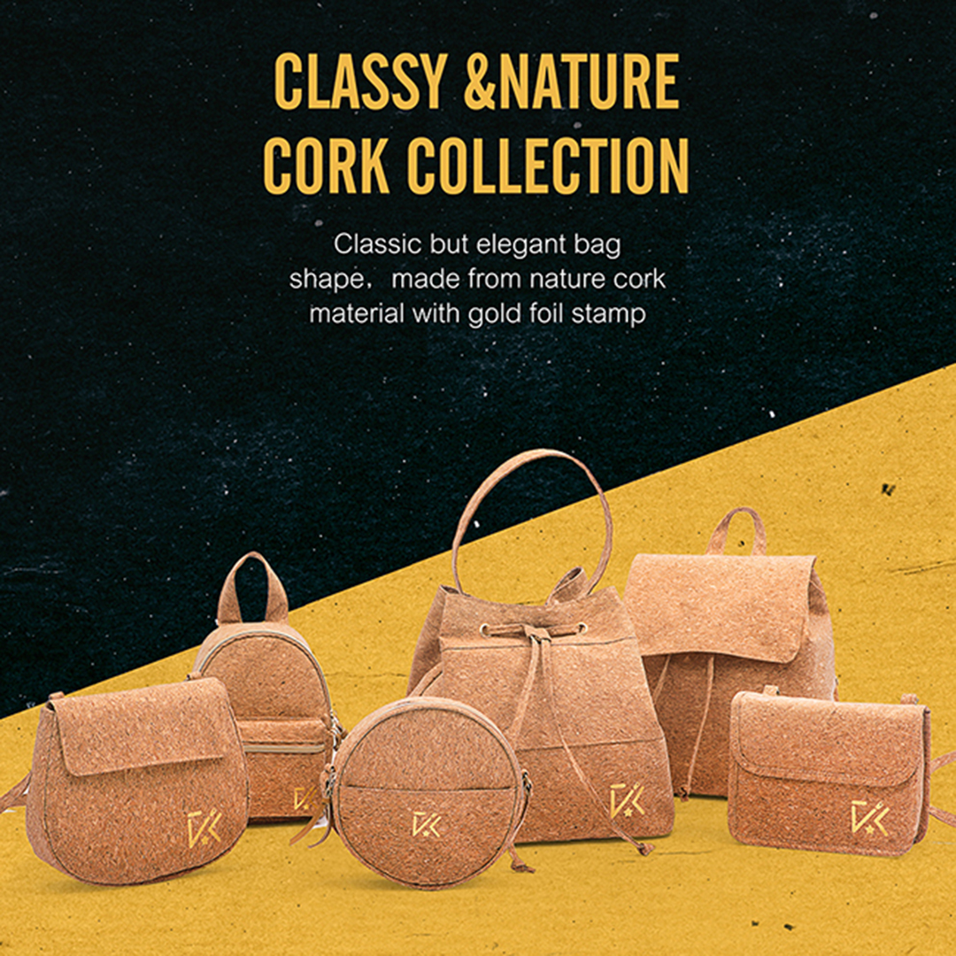 Twinkling Star Handbag |Have a win, have a cork bag|Cork bag collection