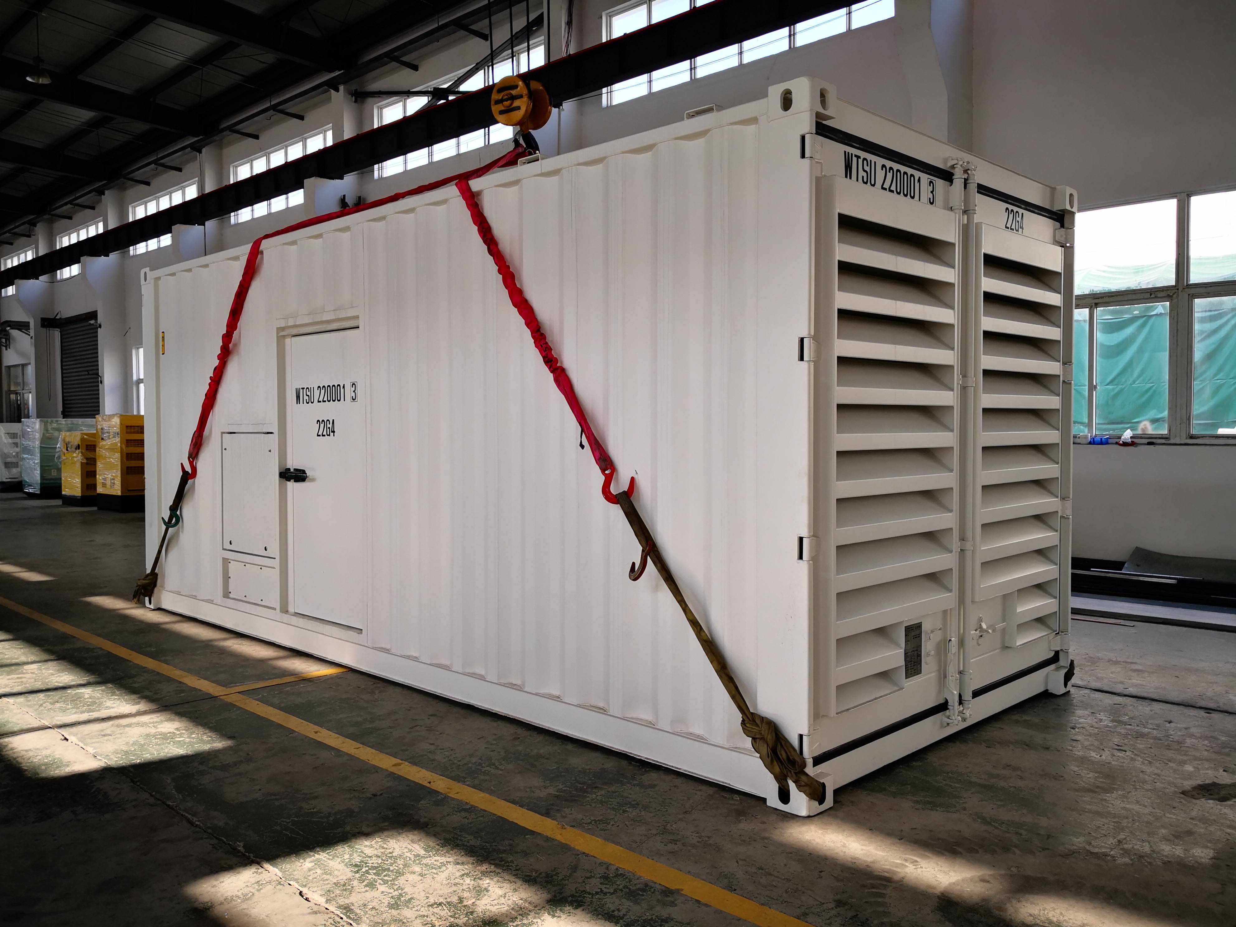 Africa project with 1000KVA Cummins container generator