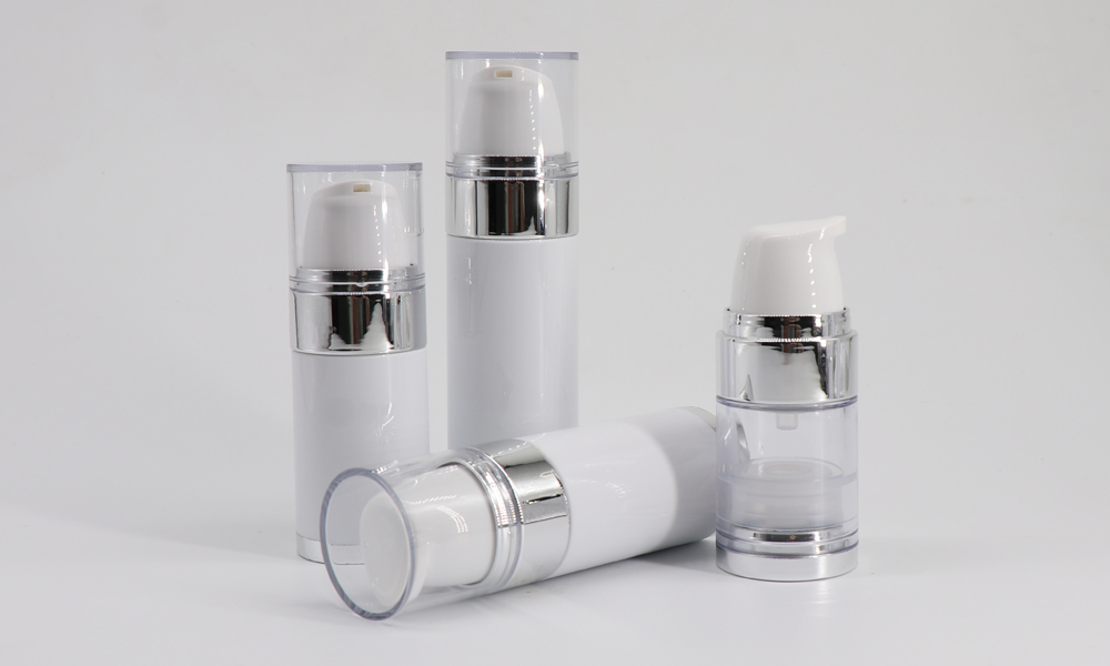 Download China Silver Shoulder White Cosmetic Airless Pump Bottle ...