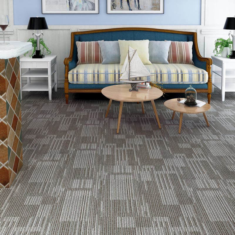 1. Carpet Pattern SPC Luxury interlocking Flooring Tile