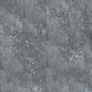 Dark Grey Color Marble Grain Vinyl Click Tile