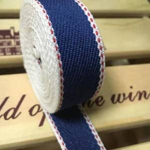 5cm denim blue elastic webbing ribbon