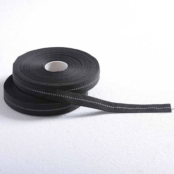 Reflective jacquard webbing with grosgrain tape Featured Image