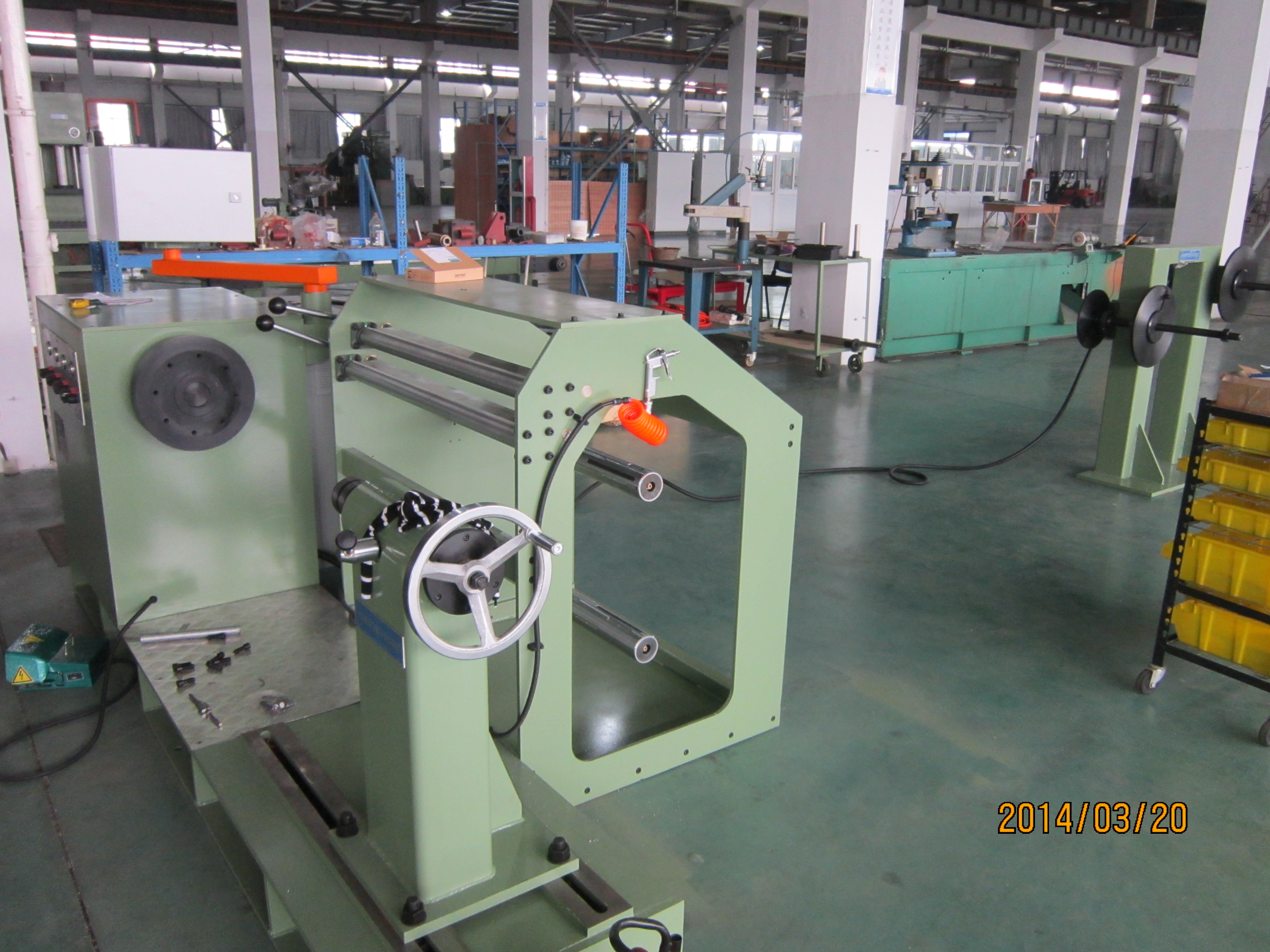 Fully Automatic distribution transformer winding machine for LV coil Featured Image