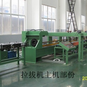 Hydraulic drawing machine for copper bar