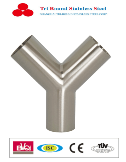 2017 Latest DesignRound Welded Steel Pipe -
 Sanitary Butt-Weld True “Y”  – Triround