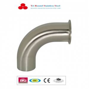 Factory wholesale En 10219 Erw Welded Steel Pipe -
 90° Tri-Clamp x Weld Elbows – Triround