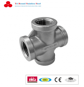 Factory directly Industrial Gate Valve -
 3000# Forged 316 Stainless Steel 1/8 in. Cross Fitting -Socket Weld – Triround