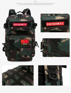 mochila militar de lona