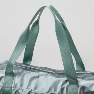 OMASKA 388# Custom Logo Waterproof gym duffel bag with shoes pouch (12)