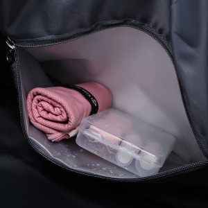 OMASKA 388# Custom Logo Waterproof gym duffel bag with shoes pouch (19)