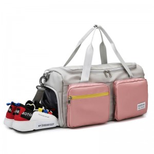 OMASKA 398# शूज कंपार्टमेंटसह नवीन फॅशन घाऊक मोठी क्षमता असलेली जिम बॅग (1)