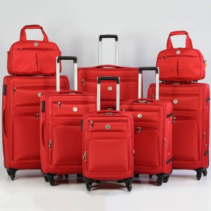 OMASKA FACTORY 6089# 8PCS SET SPINNERWIEL COMPETITIEVE ZACHTE TROLLEY BAGAGE (8)